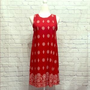 LOFT | Boho Knee length flow dress
